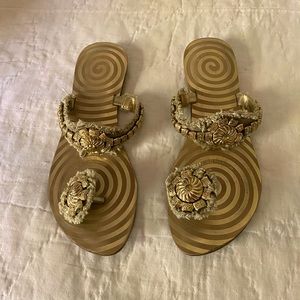 BCBGeneration gold Sandal